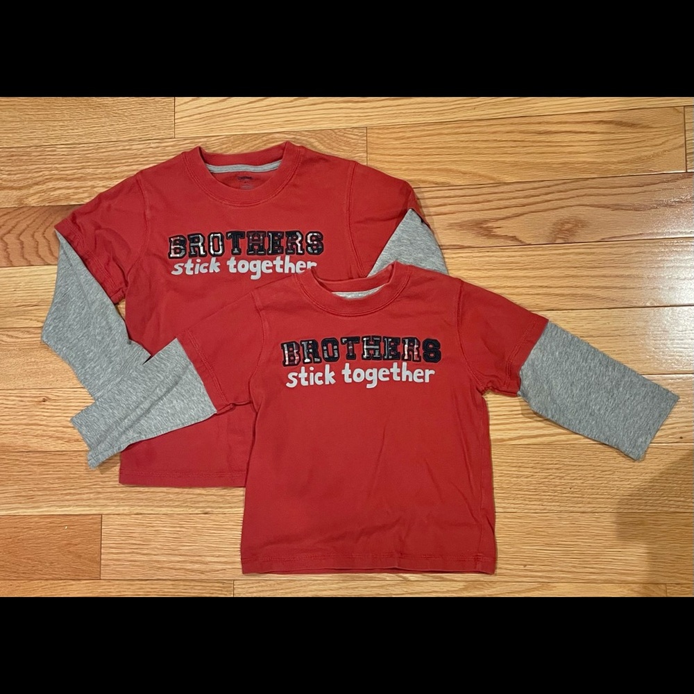 Gymboree brothers T-shirts 2T, 4T
